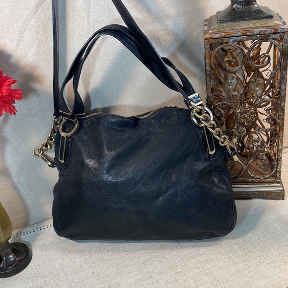 MICHAEL KORS Stunning Black Leather Crossbody/Satchel Bag - Picture 4 of 9